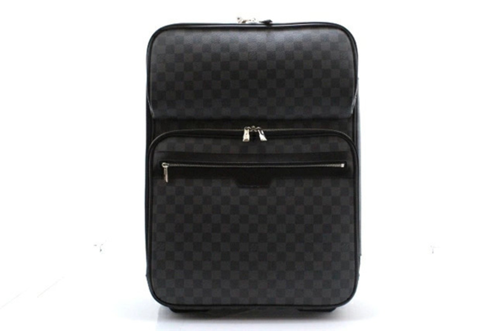 LOUIS VUITTON Pegase Business Carry Bag Damier Graphite Black